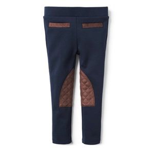 Janie and Jack Navy Equestrian Riding Pants 6-12 M